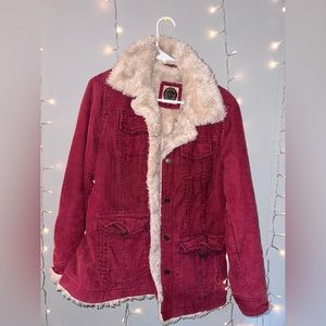 Giacca Shag Corduroy Button-Up Jacket